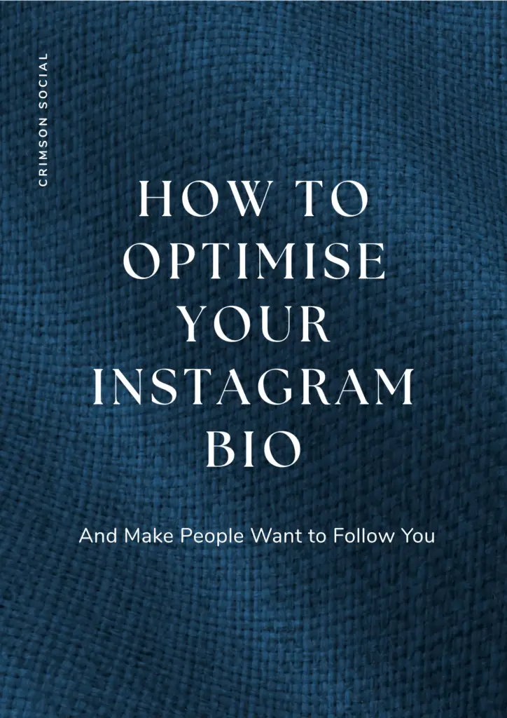 how to optimise your instagram bio