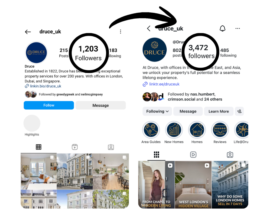 follower growth