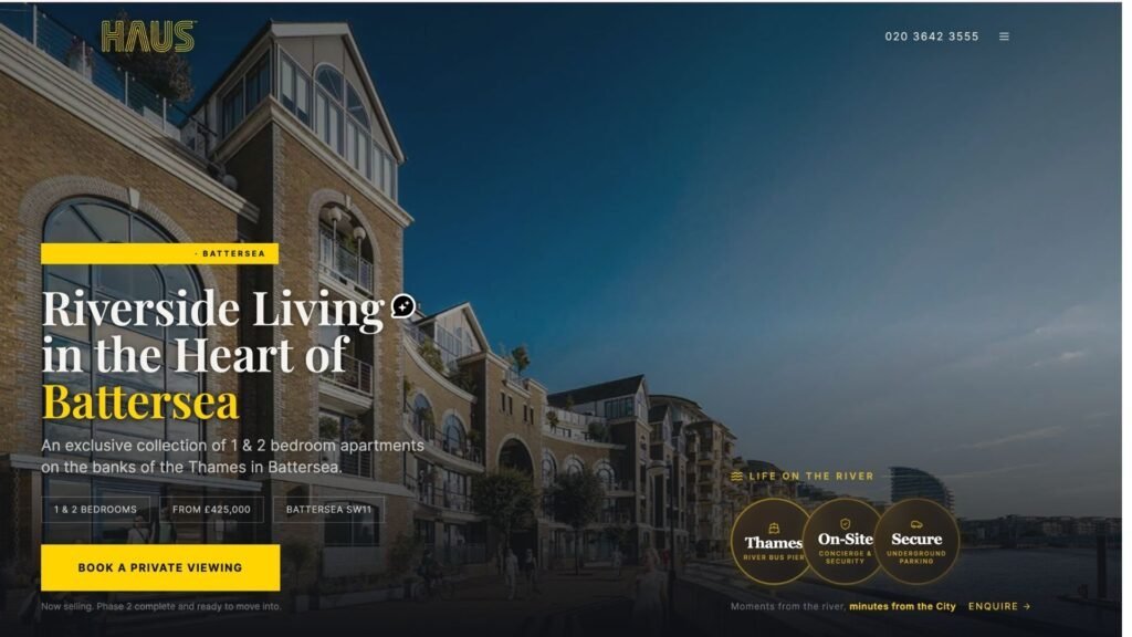 Google Ads for Estate Agents landing page