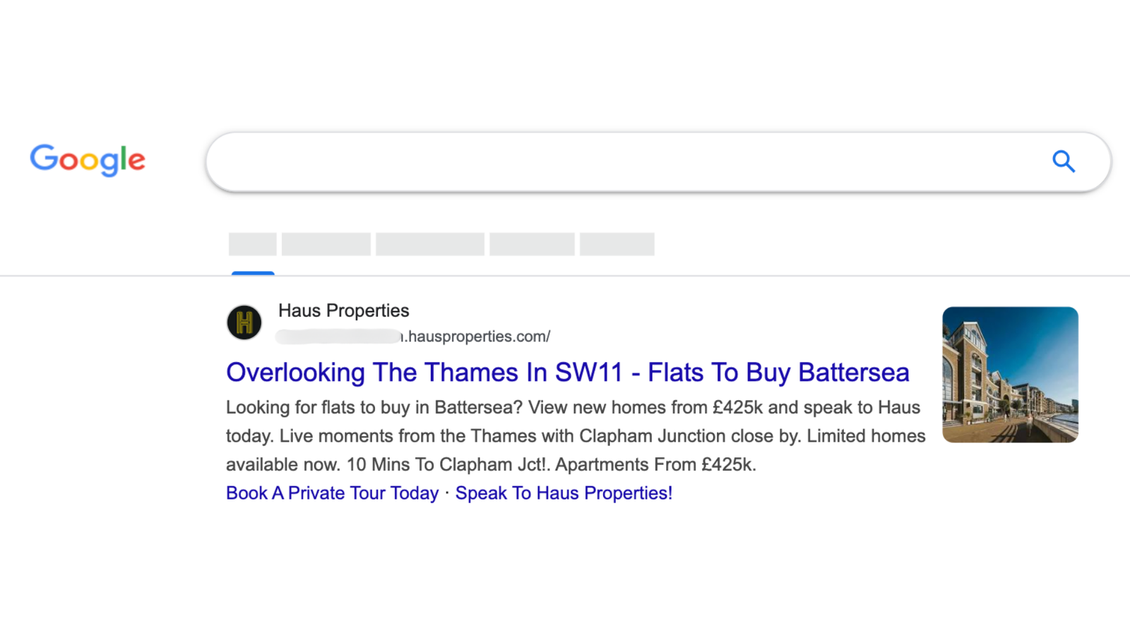 Google Ads for Estate Agents Google Ads Preview